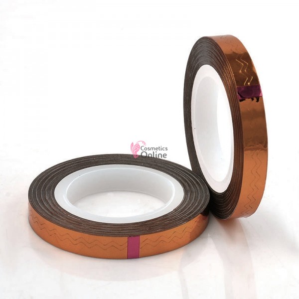 Banda decorativa 6mm zig-zag Maro